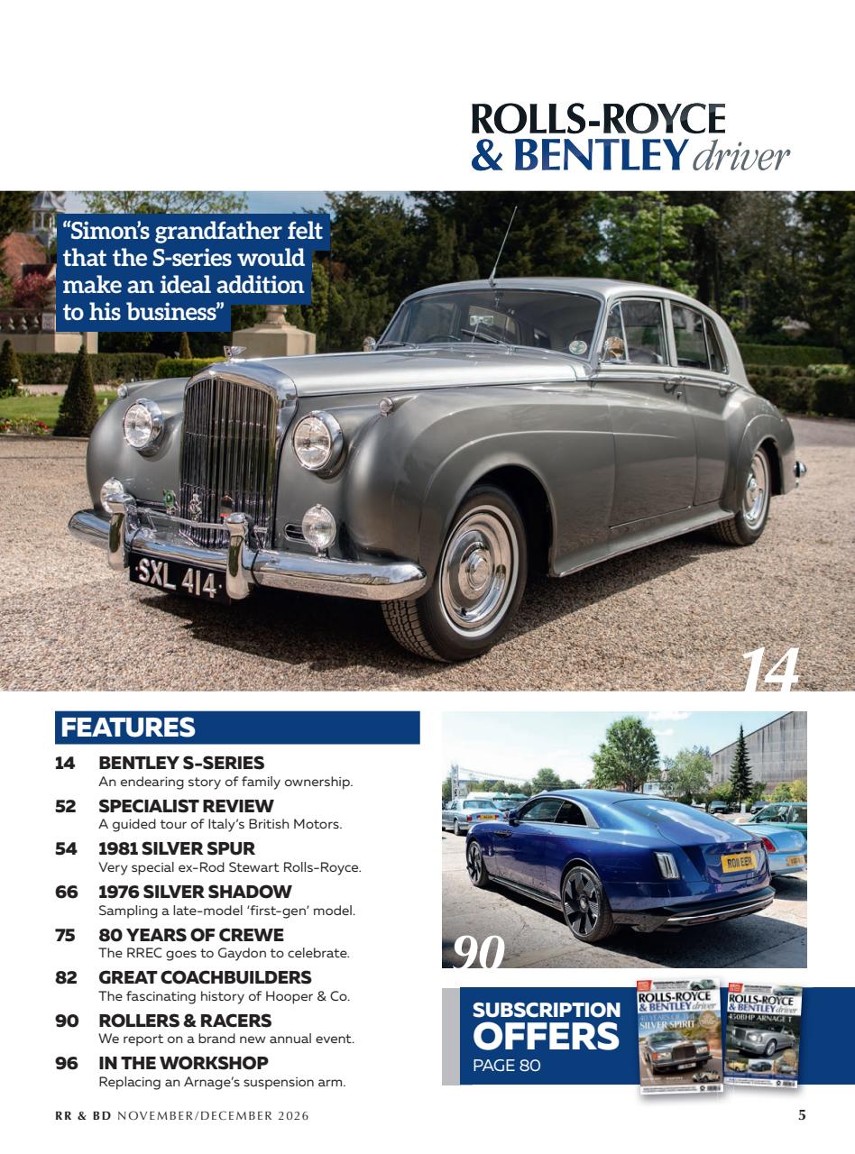Rolls-Royce & Bentley Driver Preview Pages