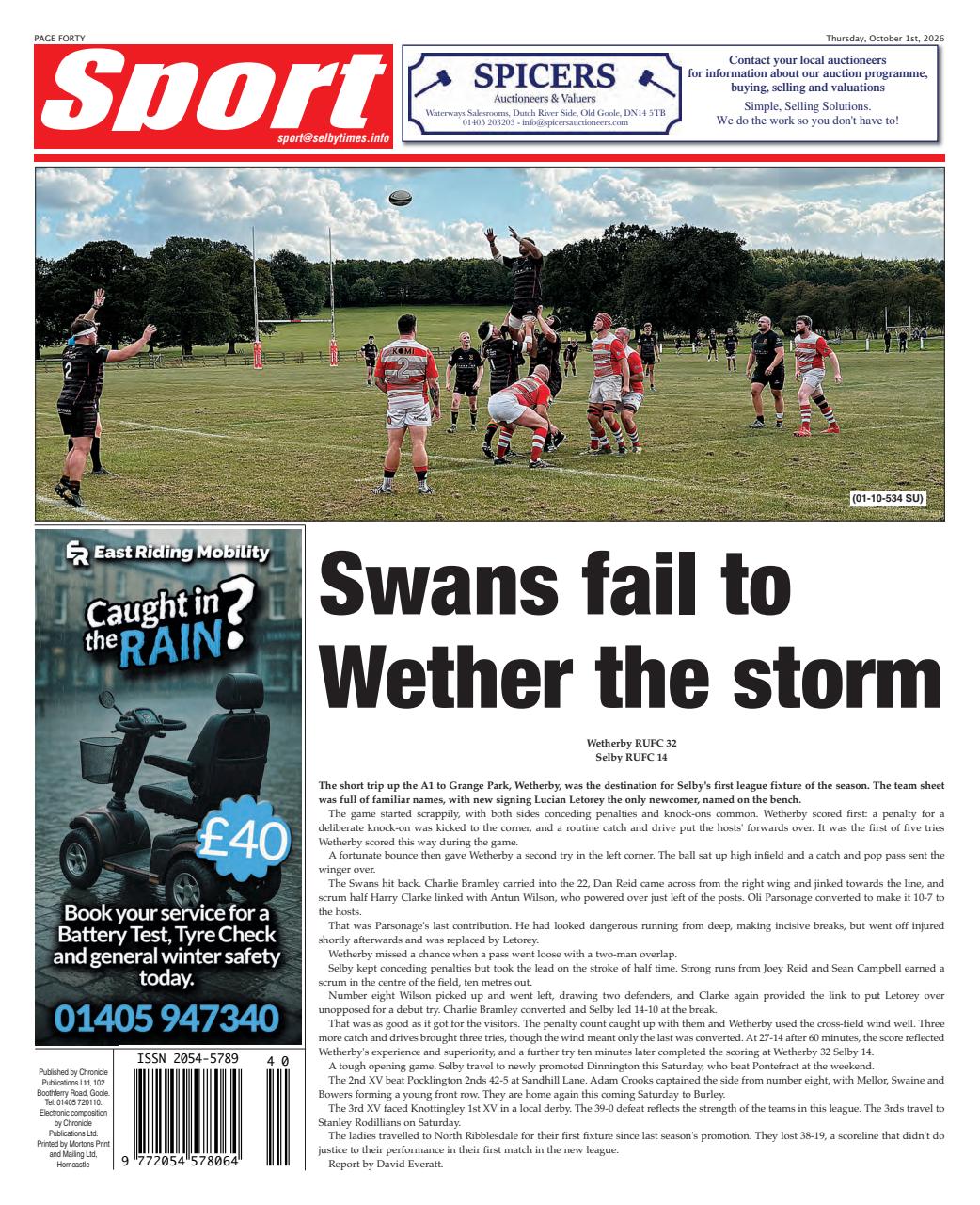 Selby Times Preview Pages