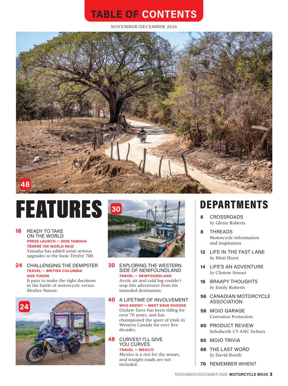 Motorcycle Mojo Preview Pages