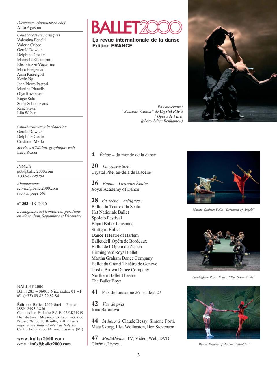 BALLET2000 Édition France Preview Pages