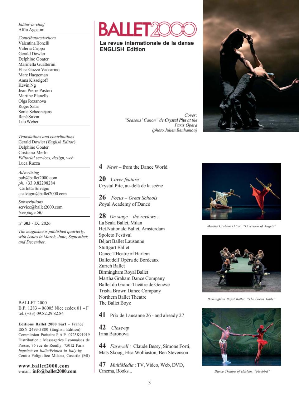 BALLET2000 English Edition Preview Pages