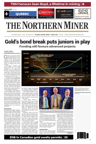 The Northern Miner issue October 2026, Vol 112 Issue 10