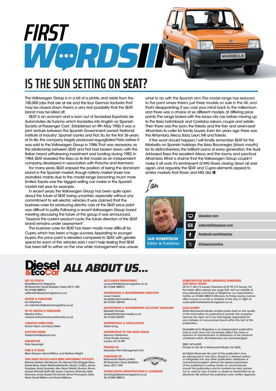 Diesel&EcoCar Magazine Preview Pages