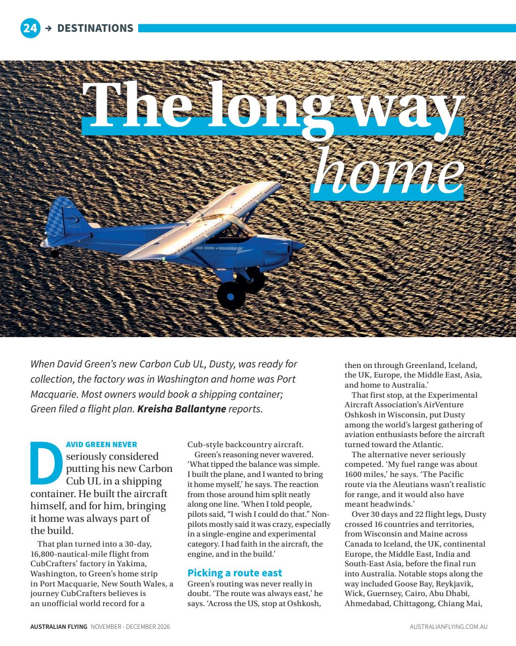 Australian Flying Preview Pages