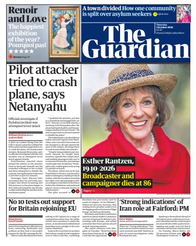 The Guardian Newspaper issue Thursday, 01 October 2026