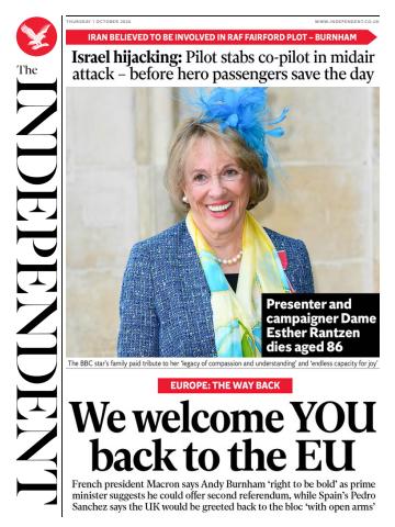Thursday, 01 October 2026 issue Thursday, 01 October 2026