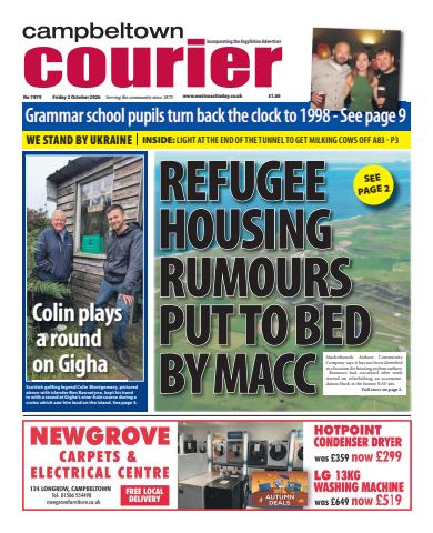 Campbeltown Courier issue Friday, October 02, 2026