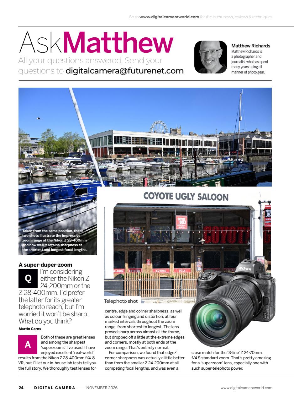 Digital Camera Magazine Preview Pages