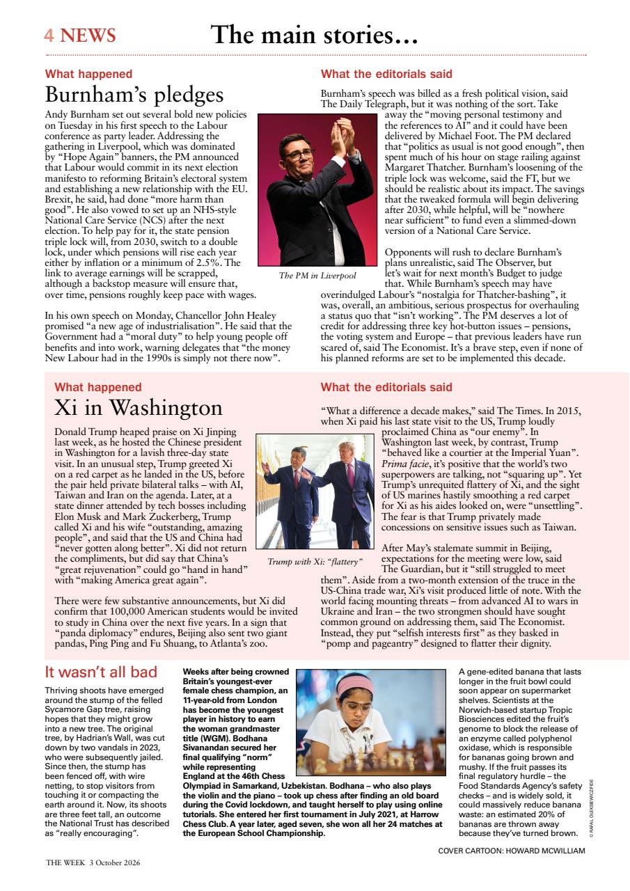 The Week Preview Pages