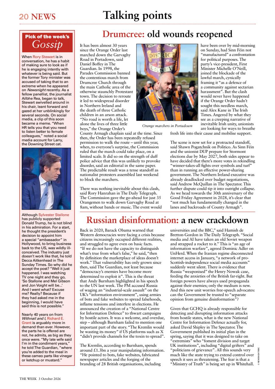 The Week Preview Pages
