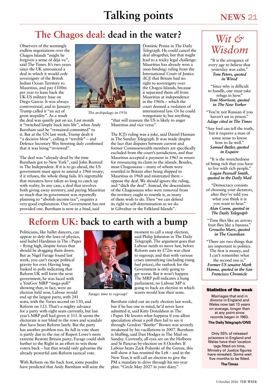 The Week Preview Pages