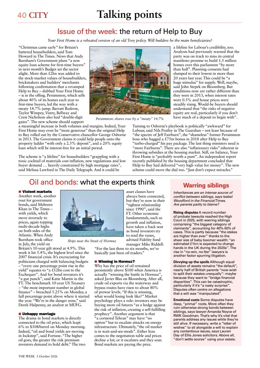 The Week Preview Pages