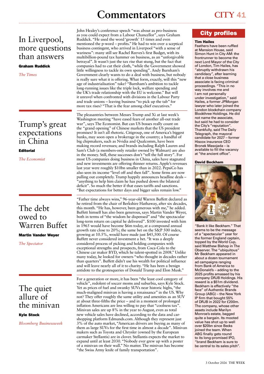 The Week Preview Pages