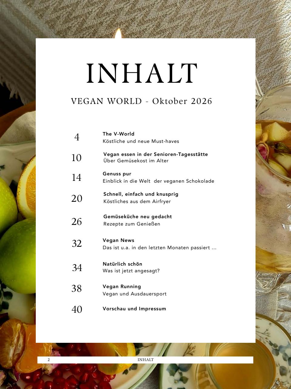 Vegan World Preview Pages