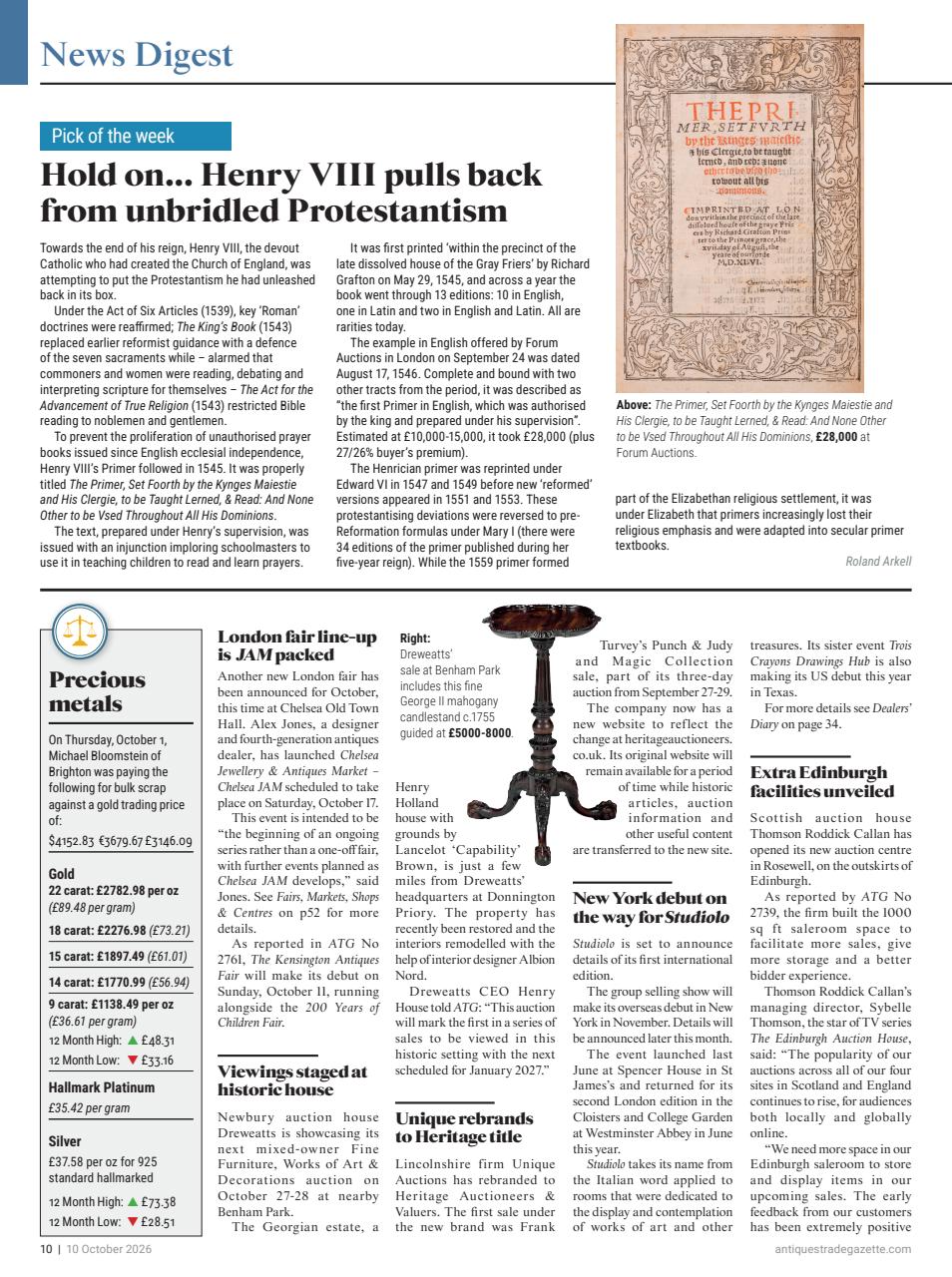 Antiques Trade Gazette Preview Pages