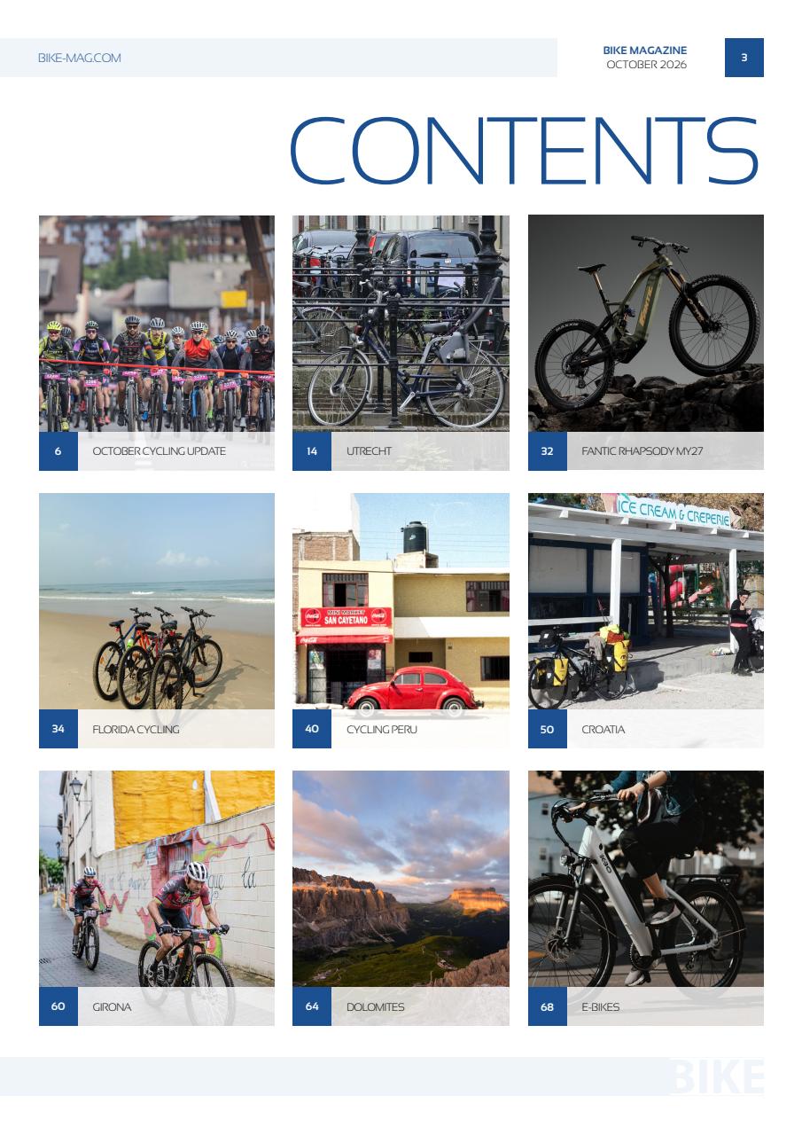 BIKE Magazine Preview Pages