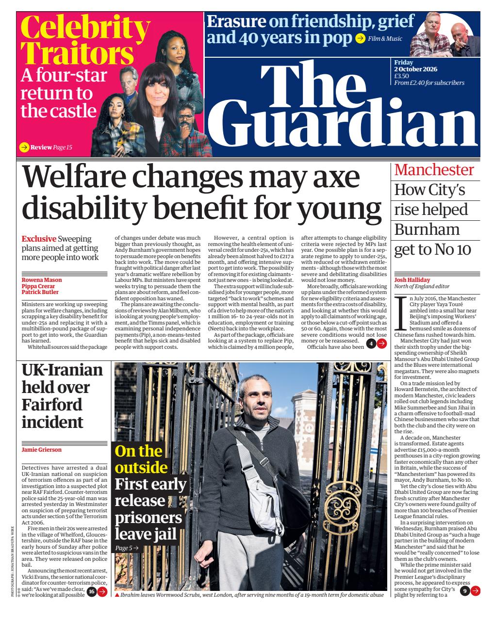 The Guardian Newspaper Preview Pages