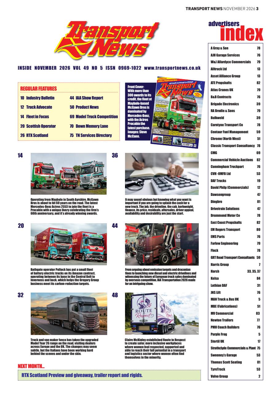 Transport News Preview Pages