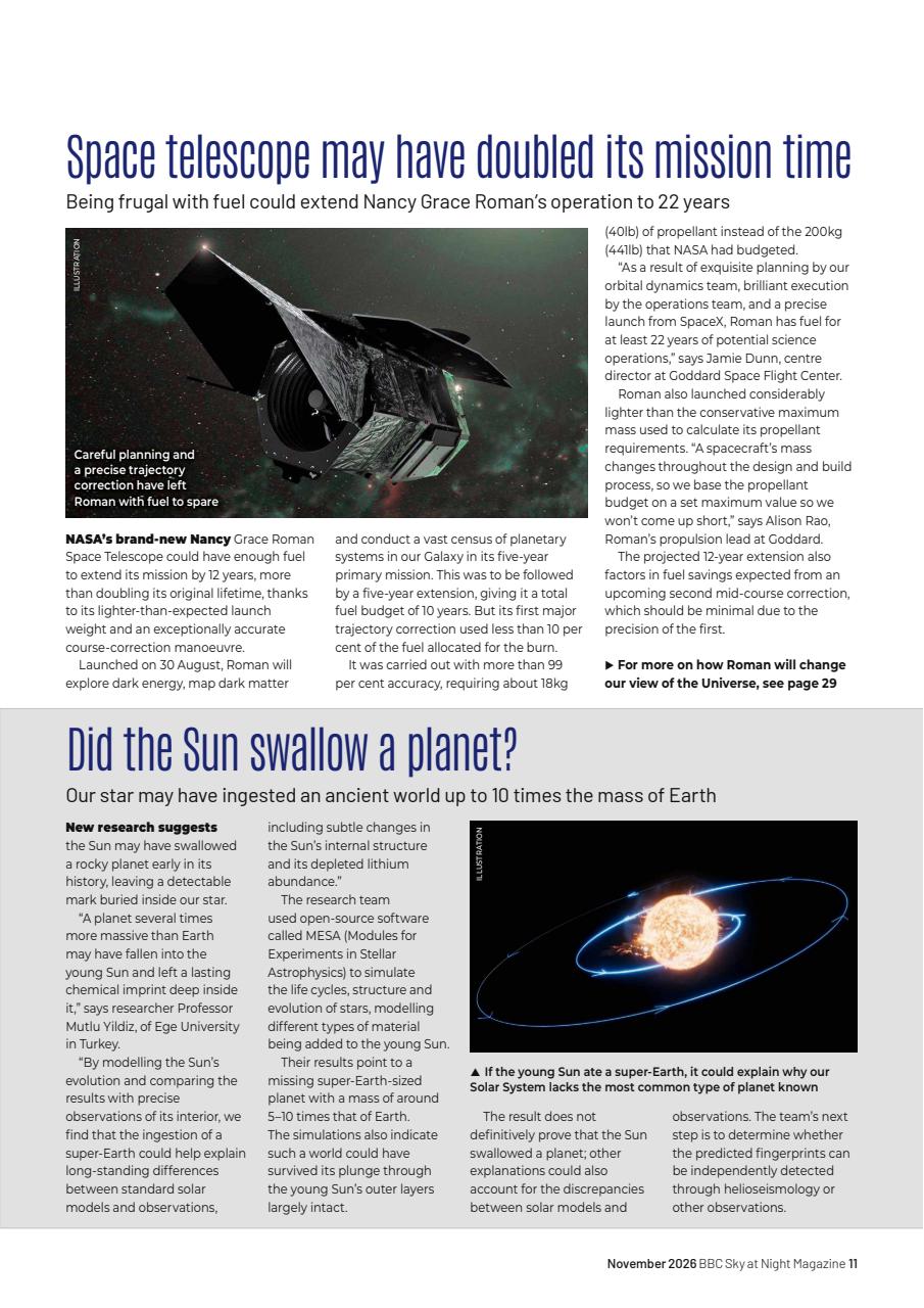 BBC Sky at Night Magazine Preview Pages