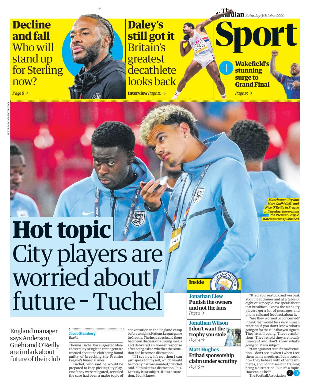The Guardian Newspaper Preview Pages