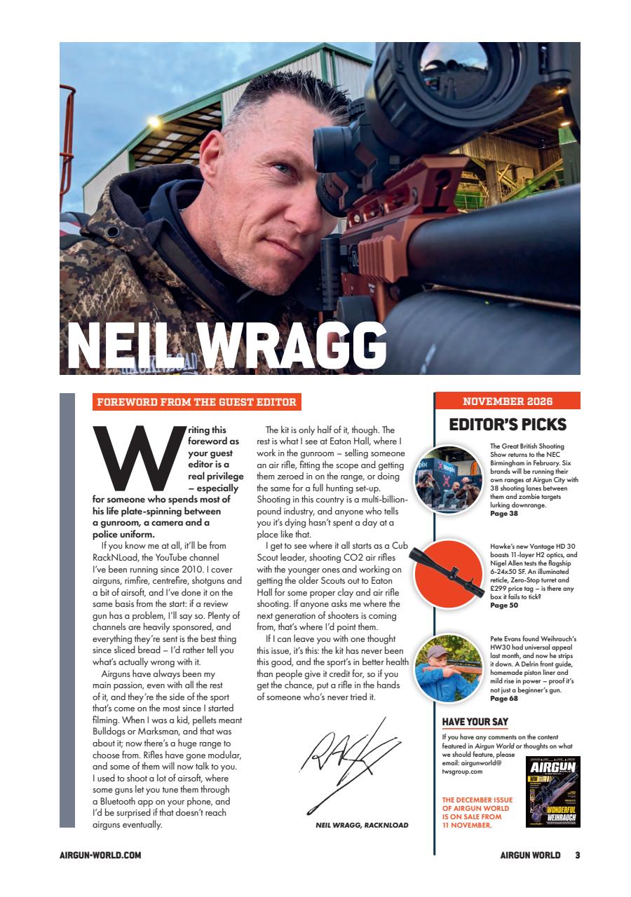 Airgun World Preview Pages