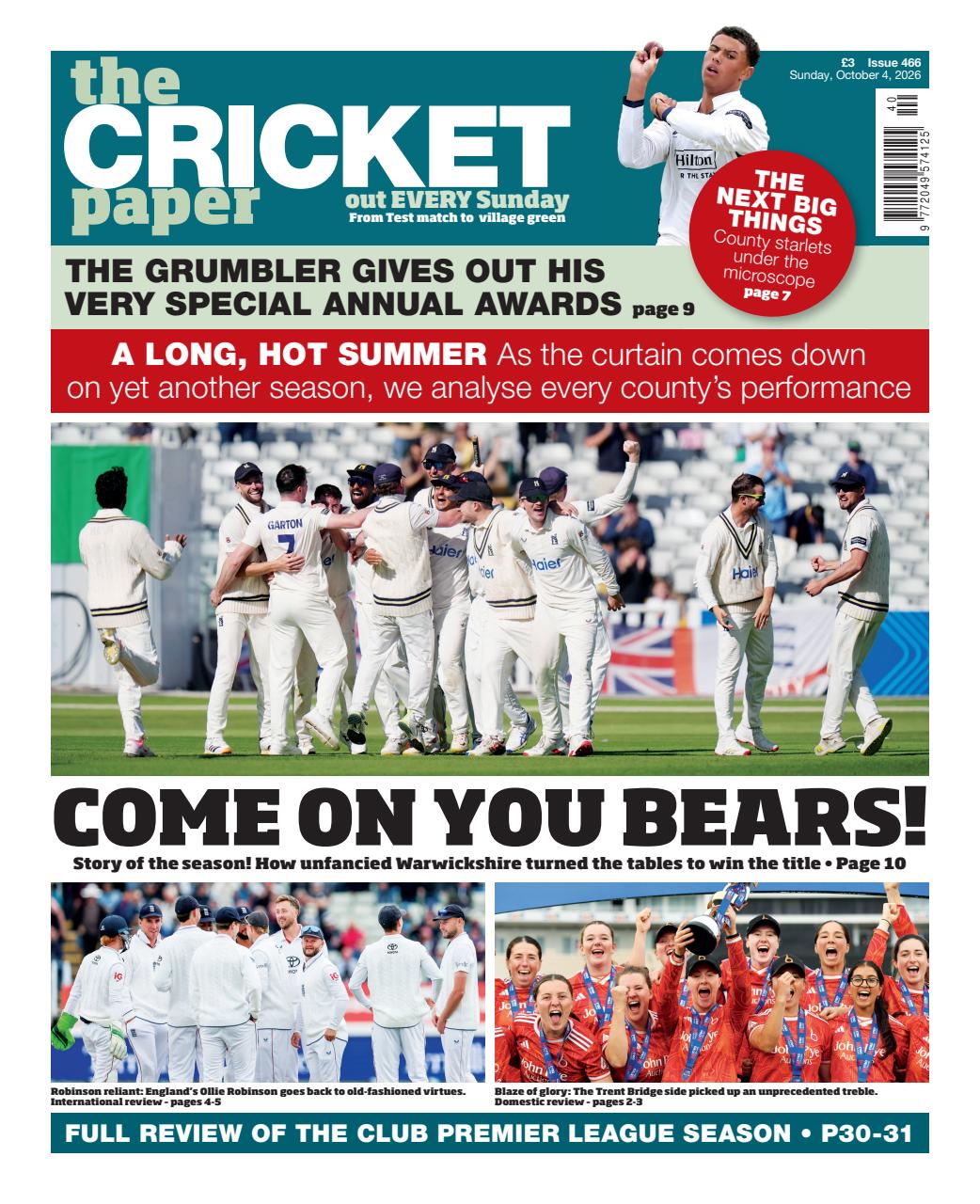 The Cricket Paper Preview Pages