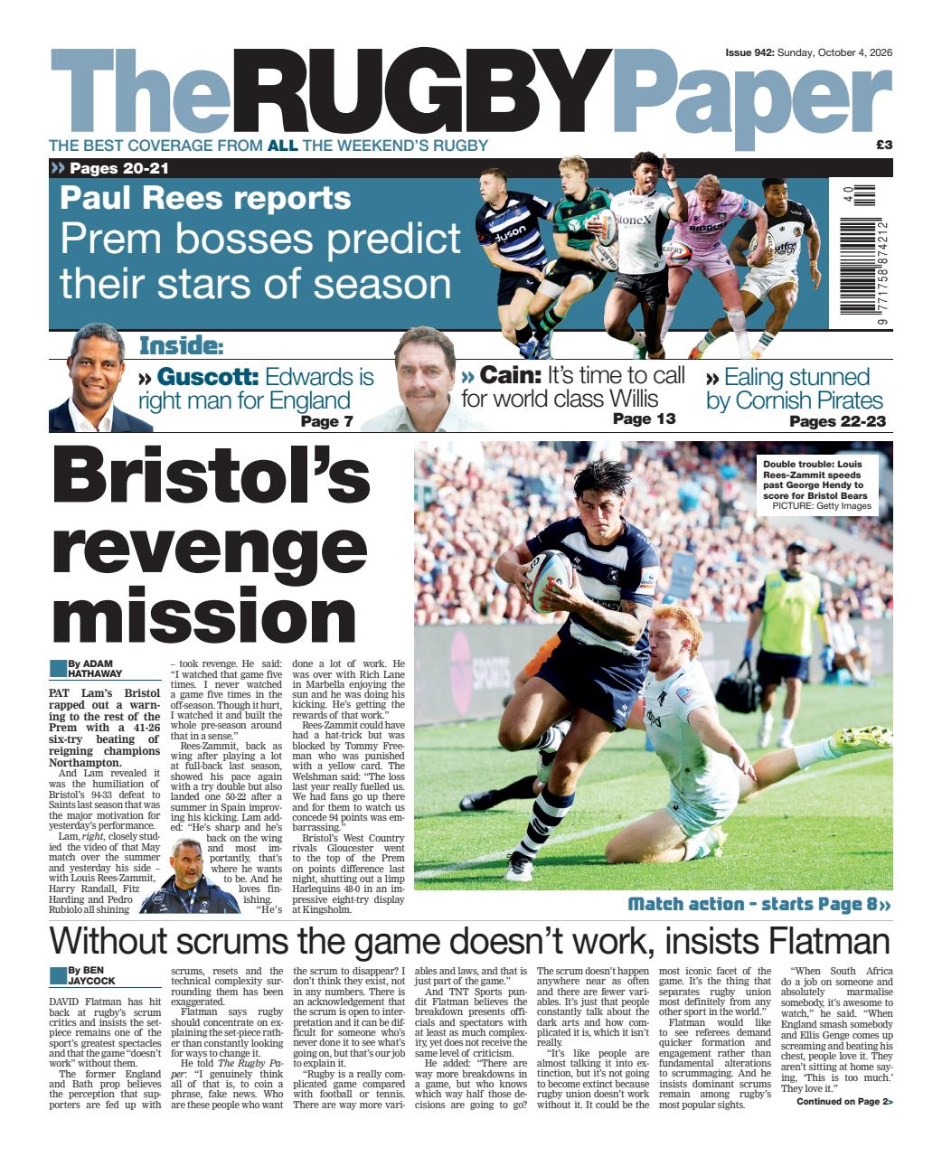 The Rugby Paper Preview Pages