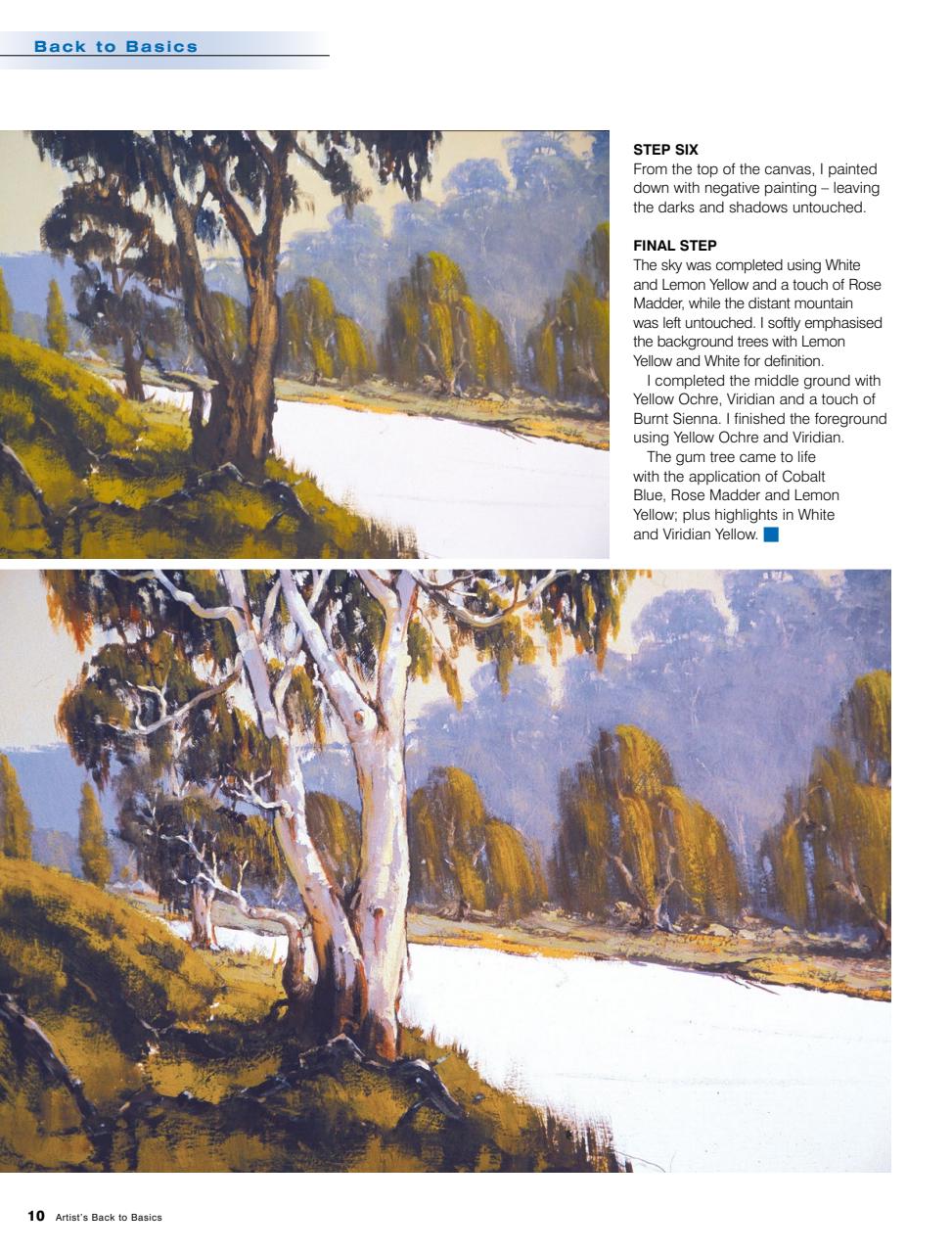 Artists Back to Basics Preview Pages