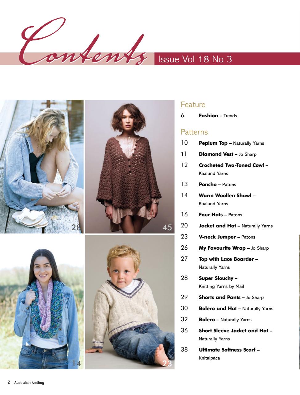 Australian Knitting Preview Pages
