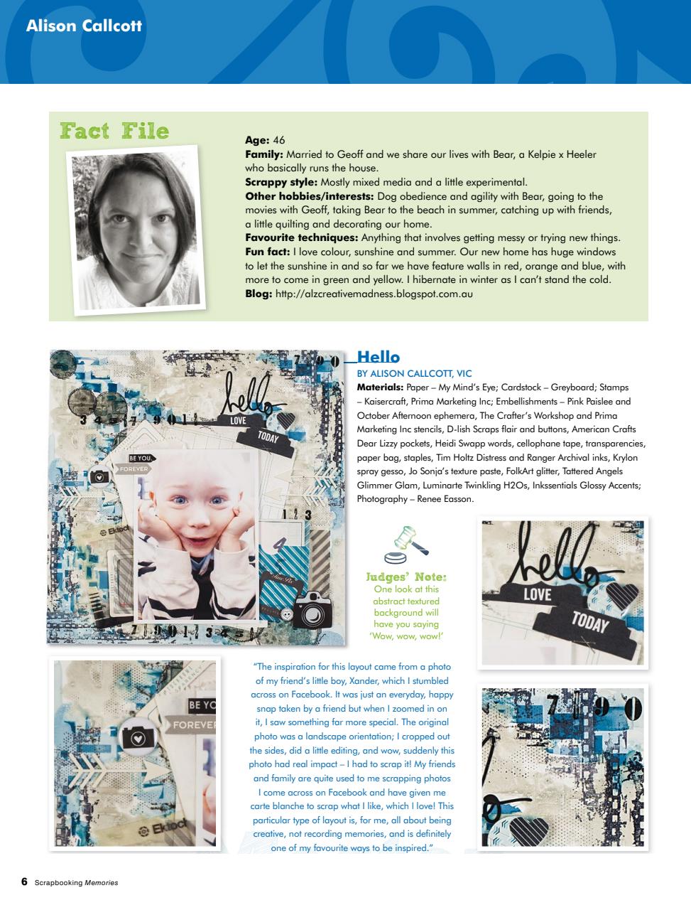 Scrapbooking Memories Preview Pages