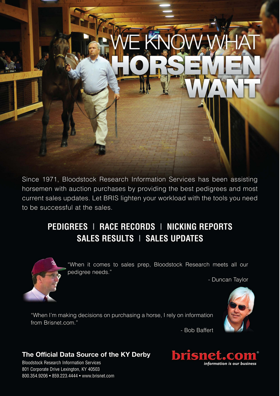 North American Trainer Magazine - horse racing Preview Pages