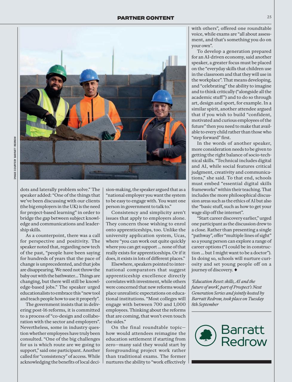 Prospect Magazine Preview Pages