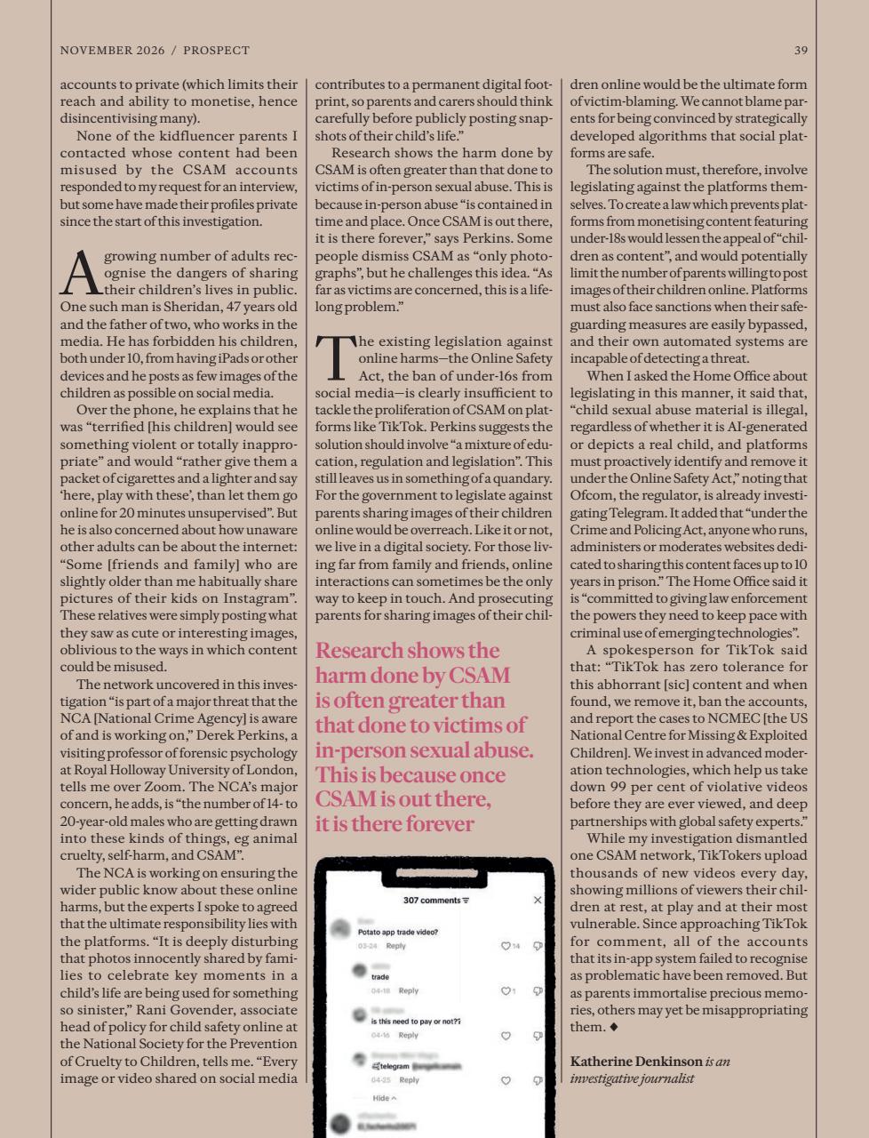 Prospect Magazine Preview Pages