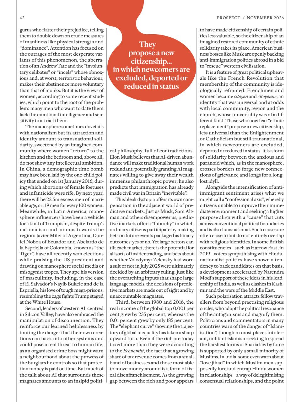 Prospect Magazine Preview Pages