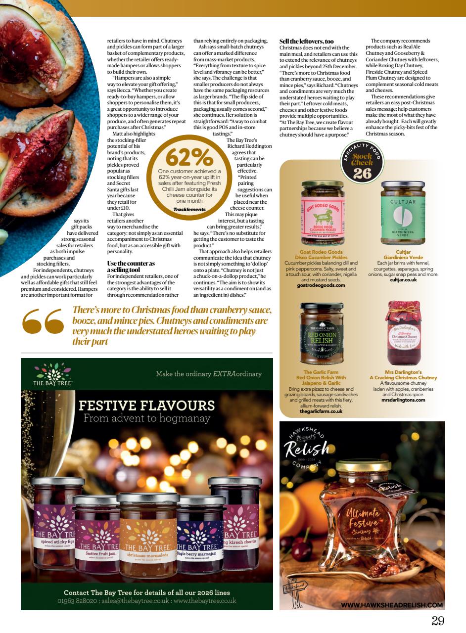 Speciality Food Preview Pages