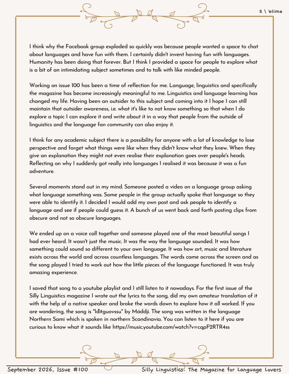 Silly Linguistics Preview Pages