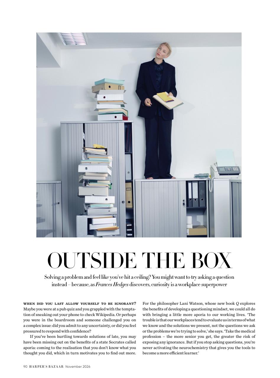 Harper's Bazaar Preview Pages