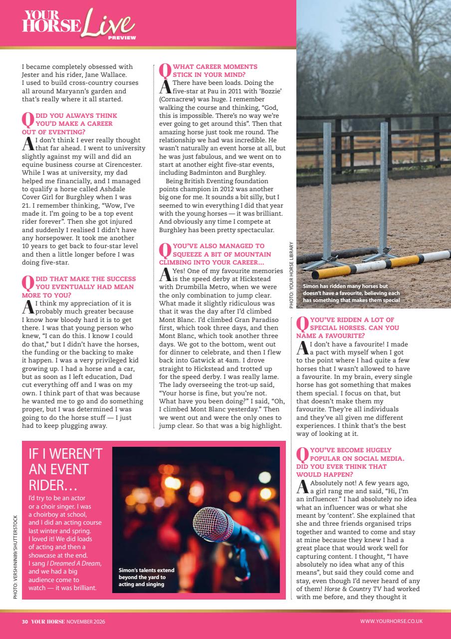 Your Horse Preview Pages
