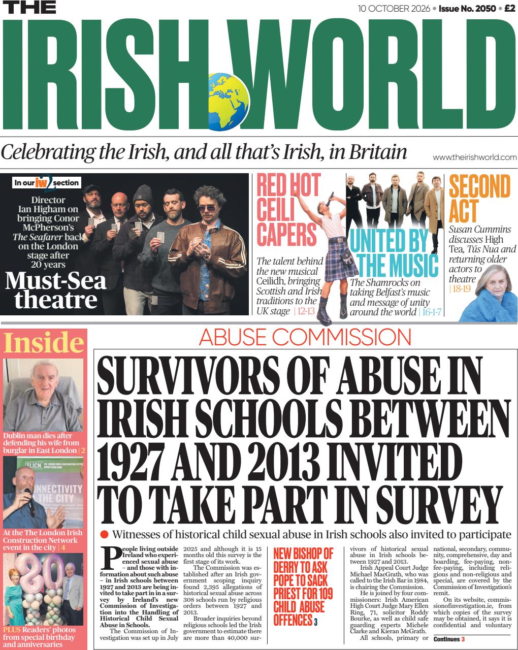 Irish World Preview Pages