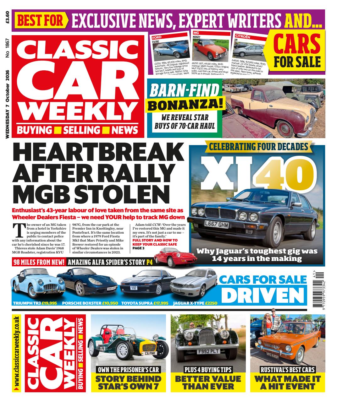 Classic Car Weekly Preview Pages