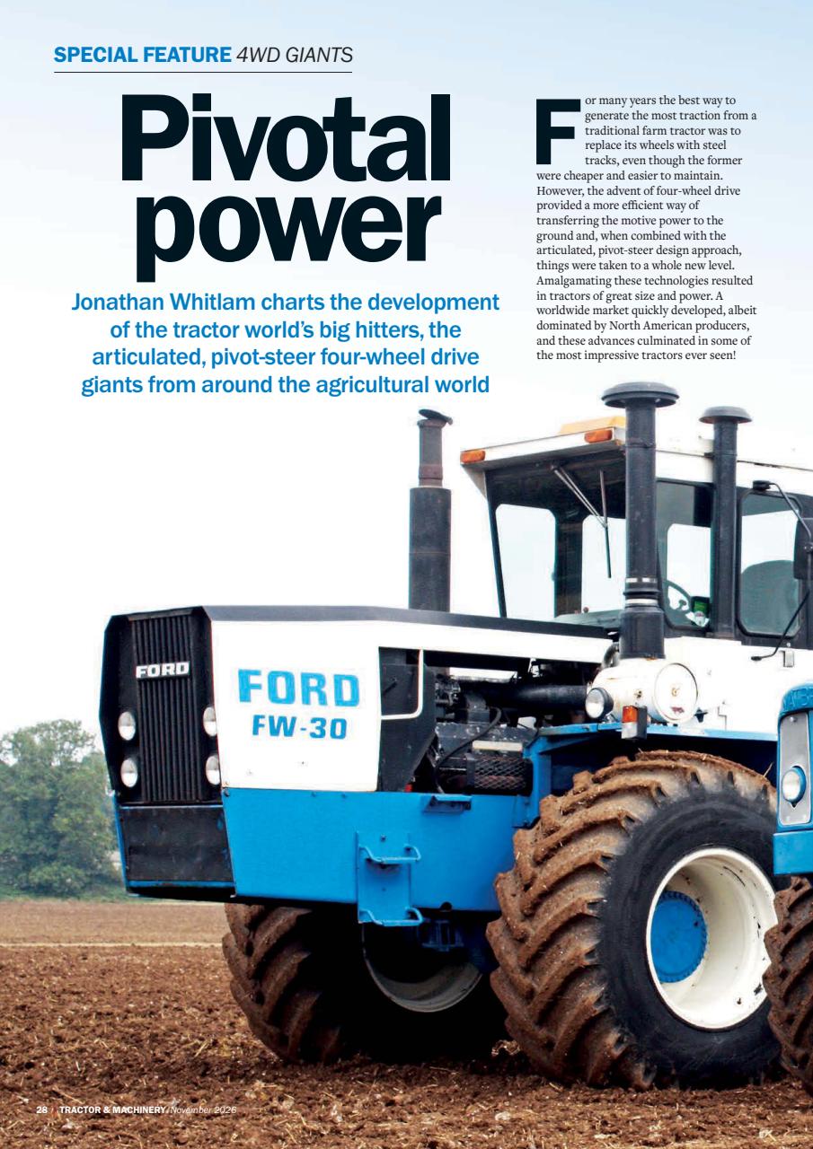Tractor & Machinery Preview Pages