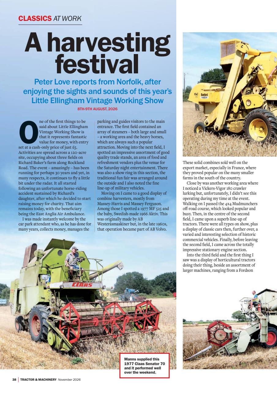 Tractor & Machinery Preview Pages