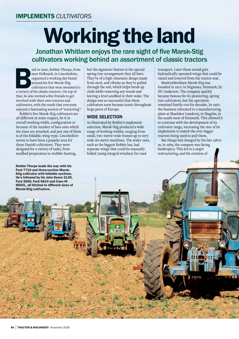 Tractor & Machinery Preview Pages