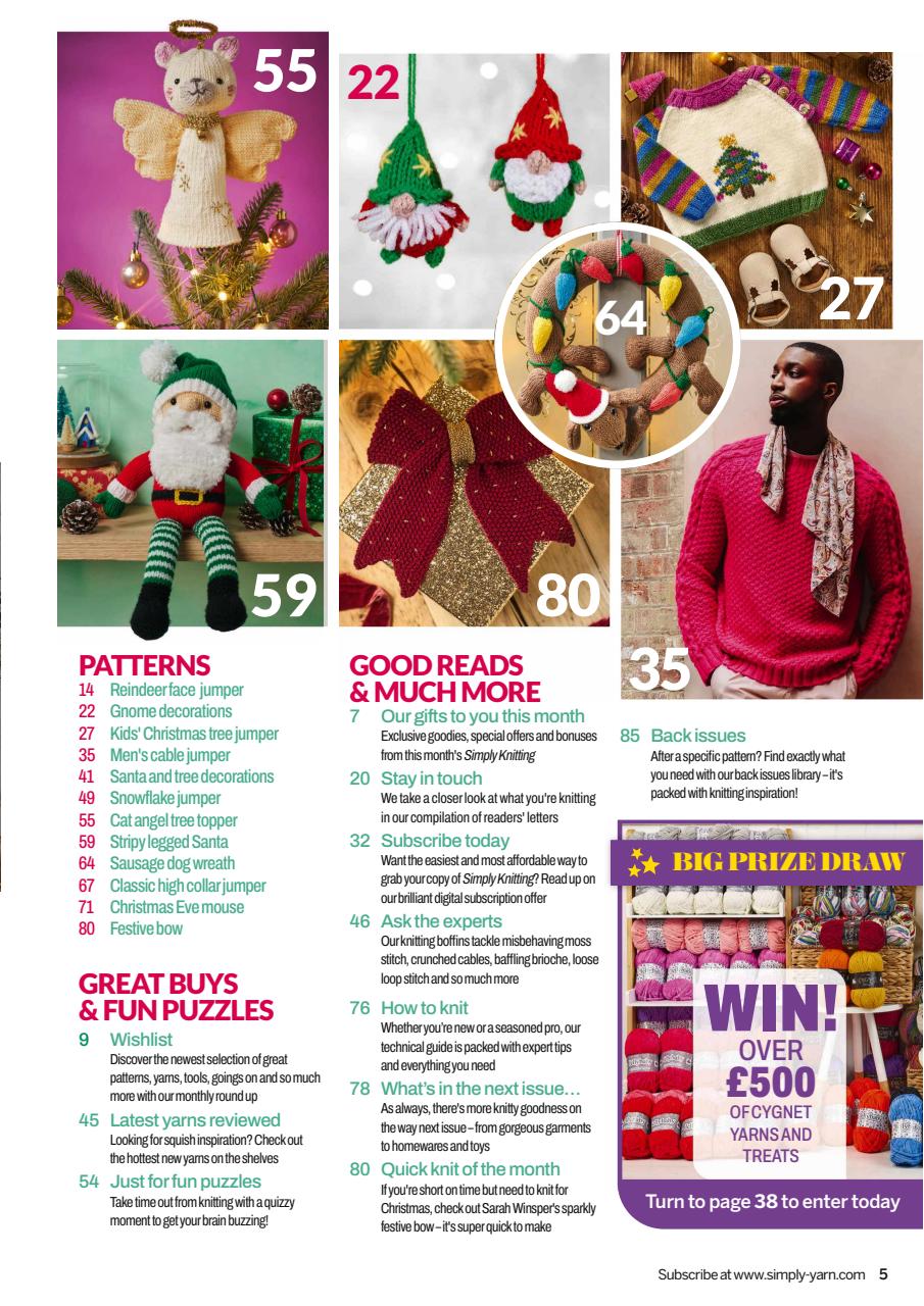 Simply Knitting Preview Pages