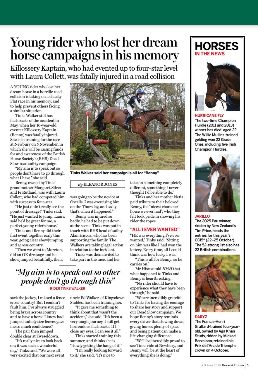 Horse & Hound Preview Pages
