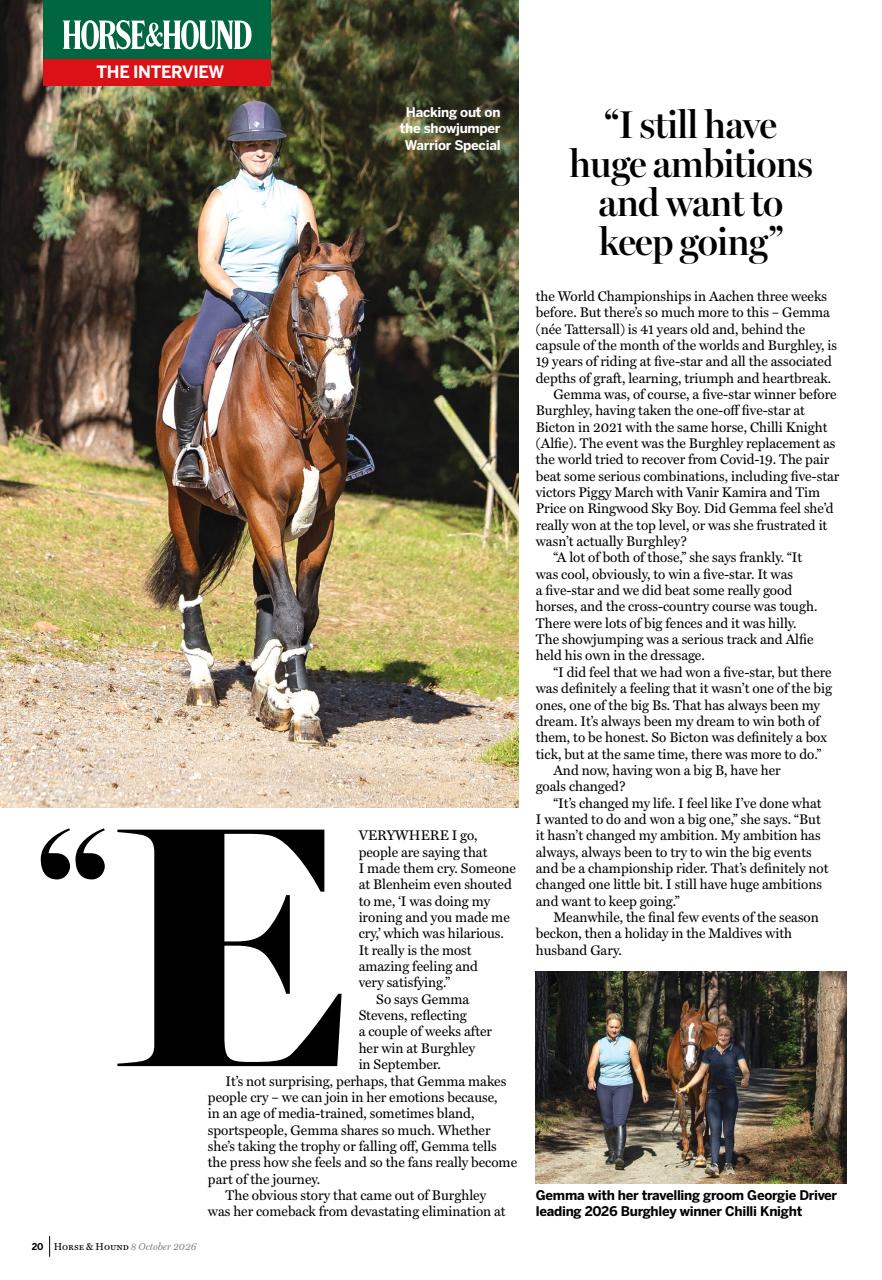 Horse & Hound Preview Pages