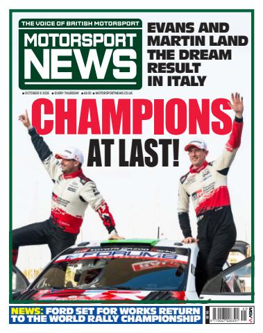 Motorsport News issue 8th October 2026