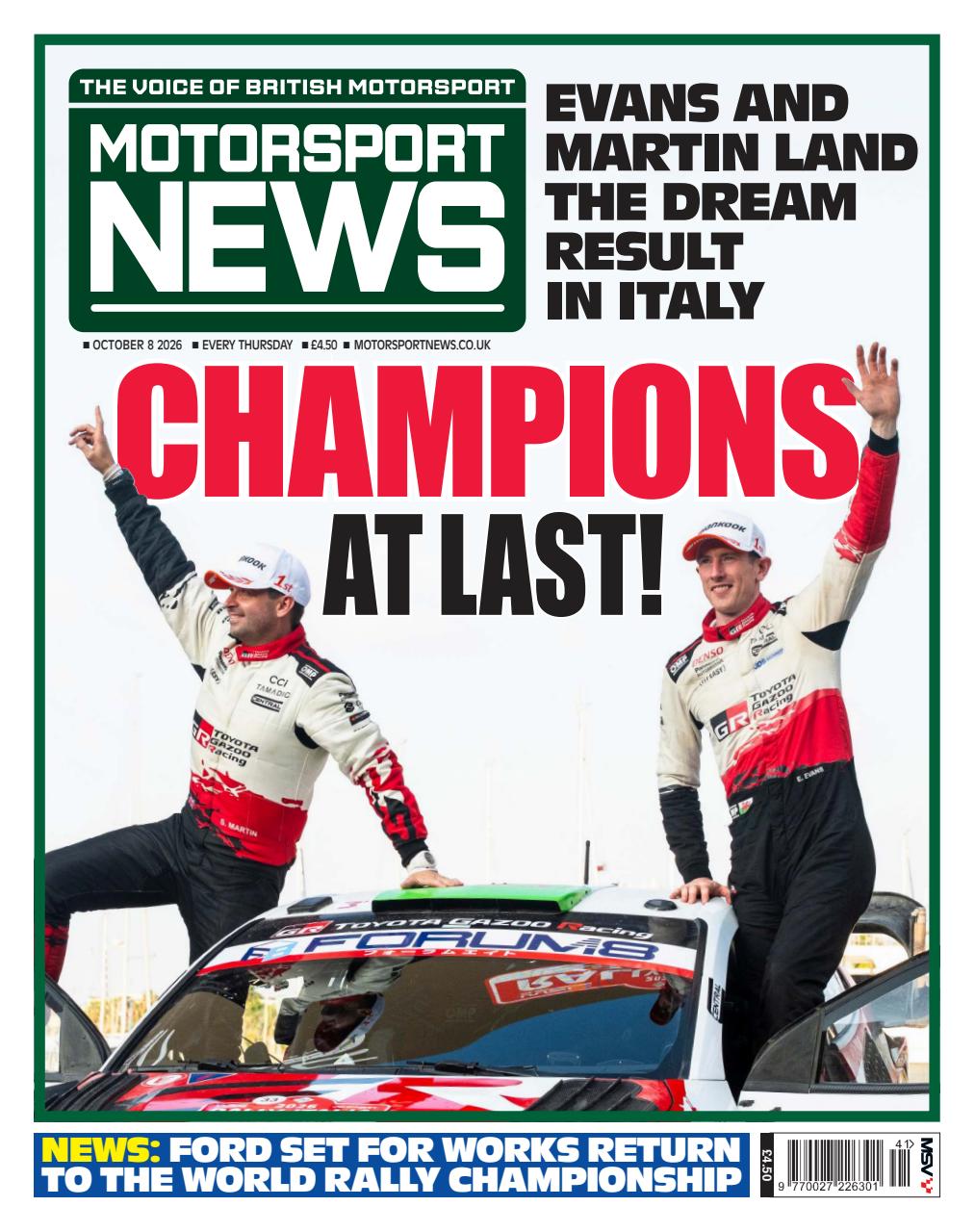 Motorsport News Preview Pages