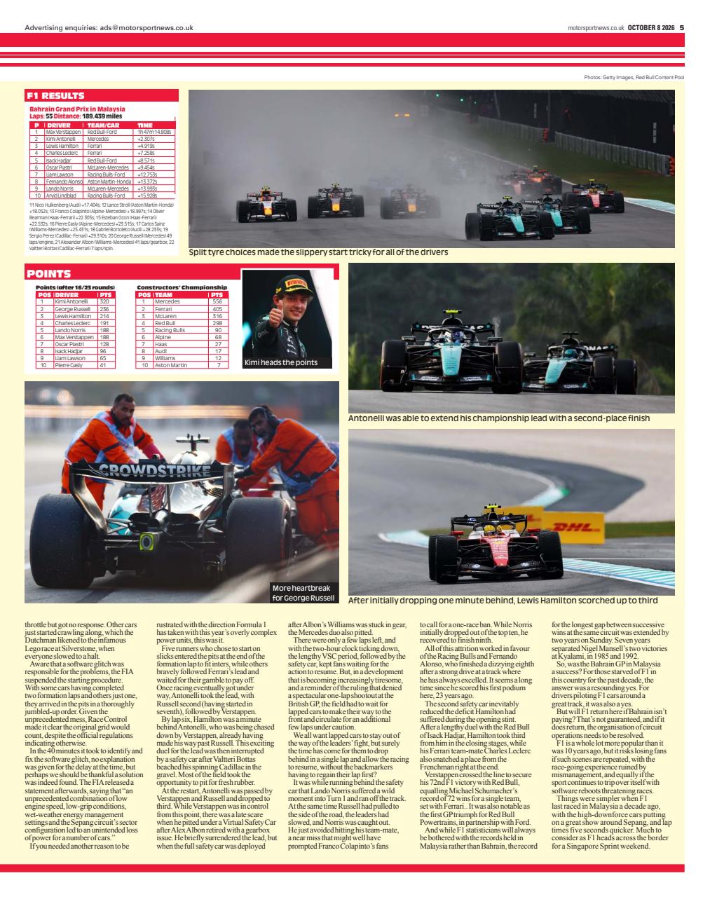 Motorsport News Preview Pages