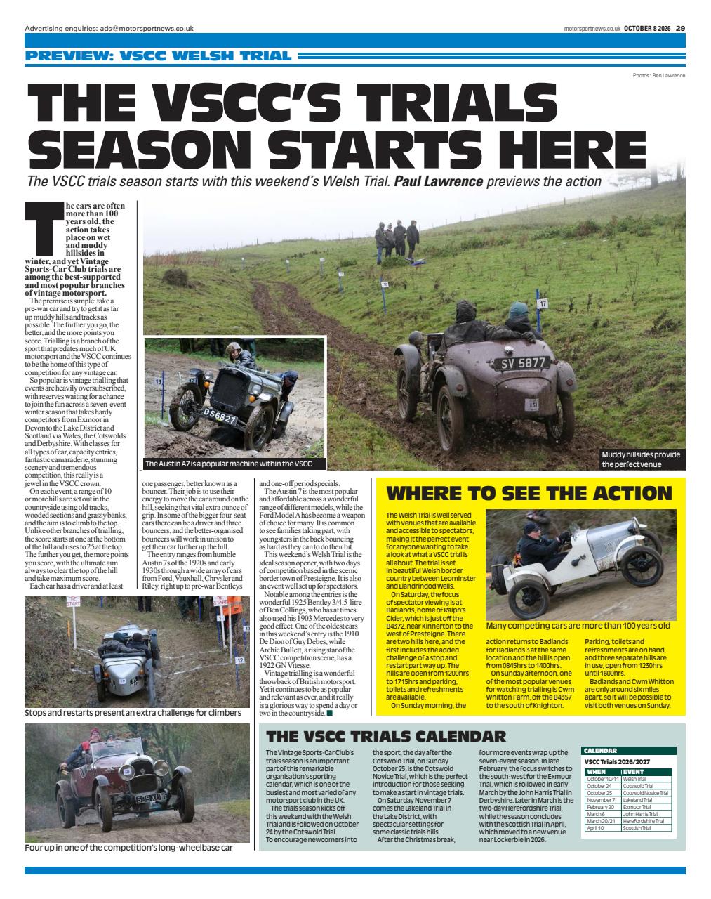 Motorsport News Preview Pages